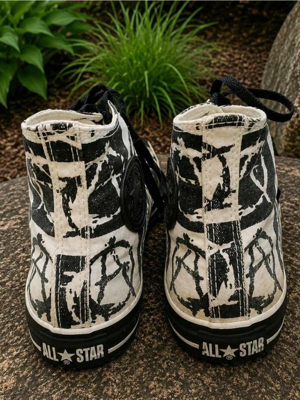 Rare Converse Chuck Taylor All Star High Tops Anarchy Men's 9 Women's 11 - Picture 7 of 9